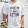 Alt Text: Awesome Houston Astros MLB Cooperstown Diamond T-Shirt featuring team logo and vintage baseball design.