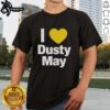 Alt Text: Awesome I Heart Dusty May T-Shirt celebrating the best national championship coach, perfect for fans and supporters.