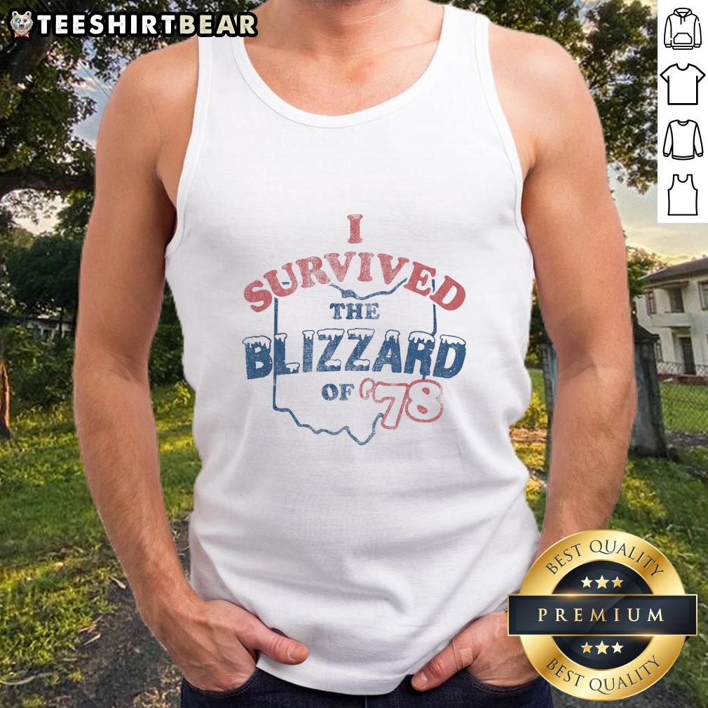 awesome-i-survived-the-blizzard-of-78-tank-top Alt Text: Awesome I Survived The Blizzard Of 78 tank top featuring a bold graphic design for winter weather enthusiasts.