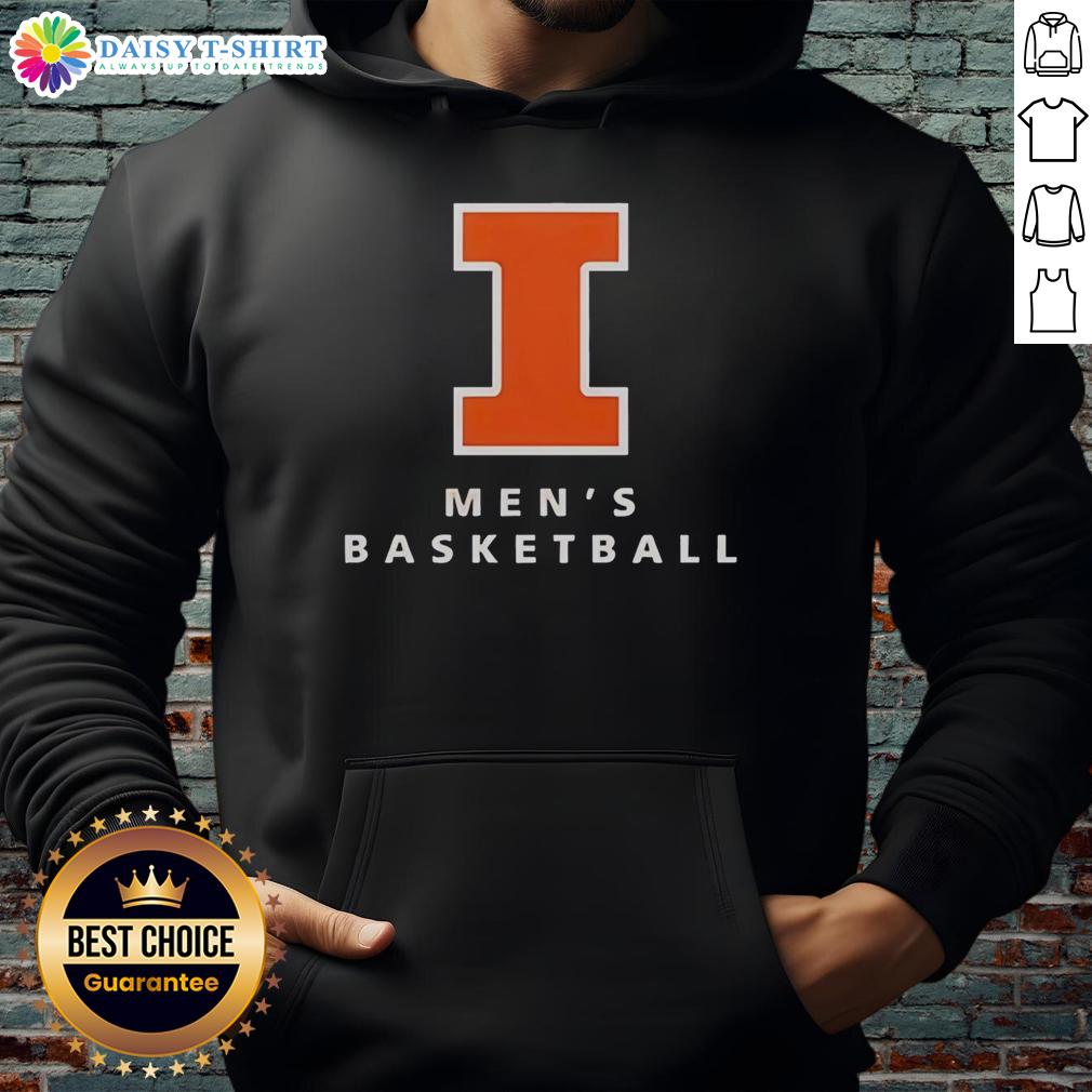 Awesome Illinois Fighting Illini 2026 Ncaa Men's Basketball Tournament March Madness Final Four Hoodie Alt Text: Awesome Illinois Fighting Illini 2026 NCAA Men's Basketball Tournament Final Four hoodie in vibrant orange and blue design.