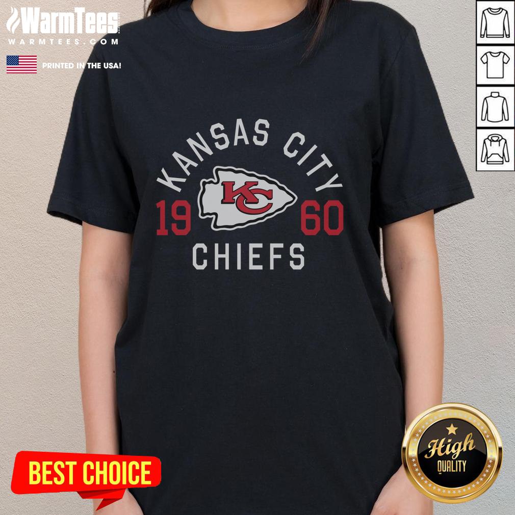 awesome-kansas-city-chiefs-heritage-print-ladies-tee Stylish Kansas City Chiefs Heritage Print Ladies Tee showcasing team colors and logo for passionate fans.
