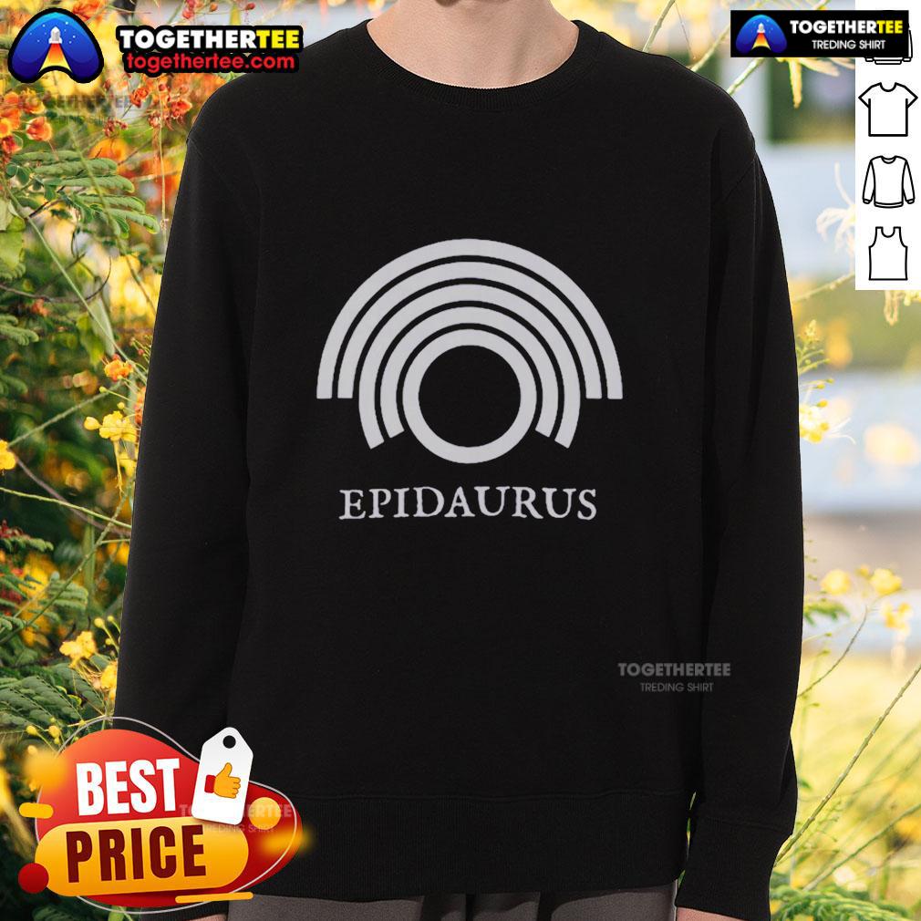 Awesome Liam O'Brien Wearing Epidaurus Sweatshirt Awesome Liam O'Brien wearing an Epidaurus sweatshirt, showcasing a stylish and comfortable look.