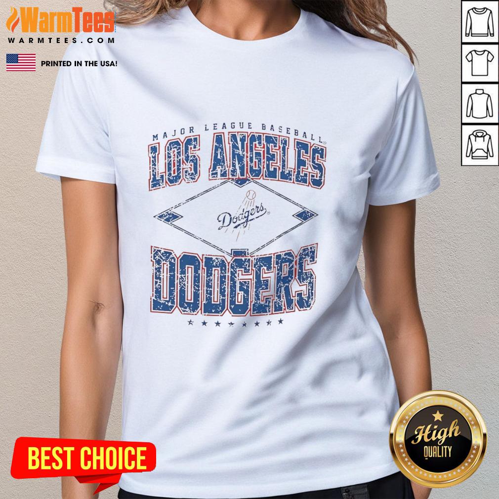 awesome-los-angeles-dodgers-major-league-baseball-cooperstown-diamond-ladies-tee Alt Text: Awesome Los Angeles Dodgers Major League Baseball Cooperstown Diamond Ladies Tee, featuring team colors and logo.
