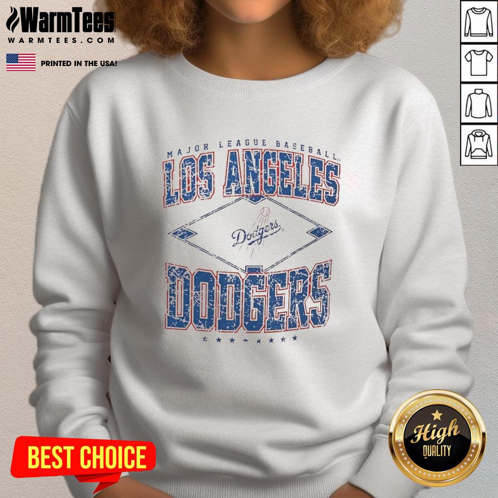 awesome-los-angeles-dodgers-major-league-baseball-cooperstown-diamond-sweatshirt Awesome Los Angeles Dodgers Major League Baseball Cooperstown Diamond Sweatshirt in navy blue with team logo.