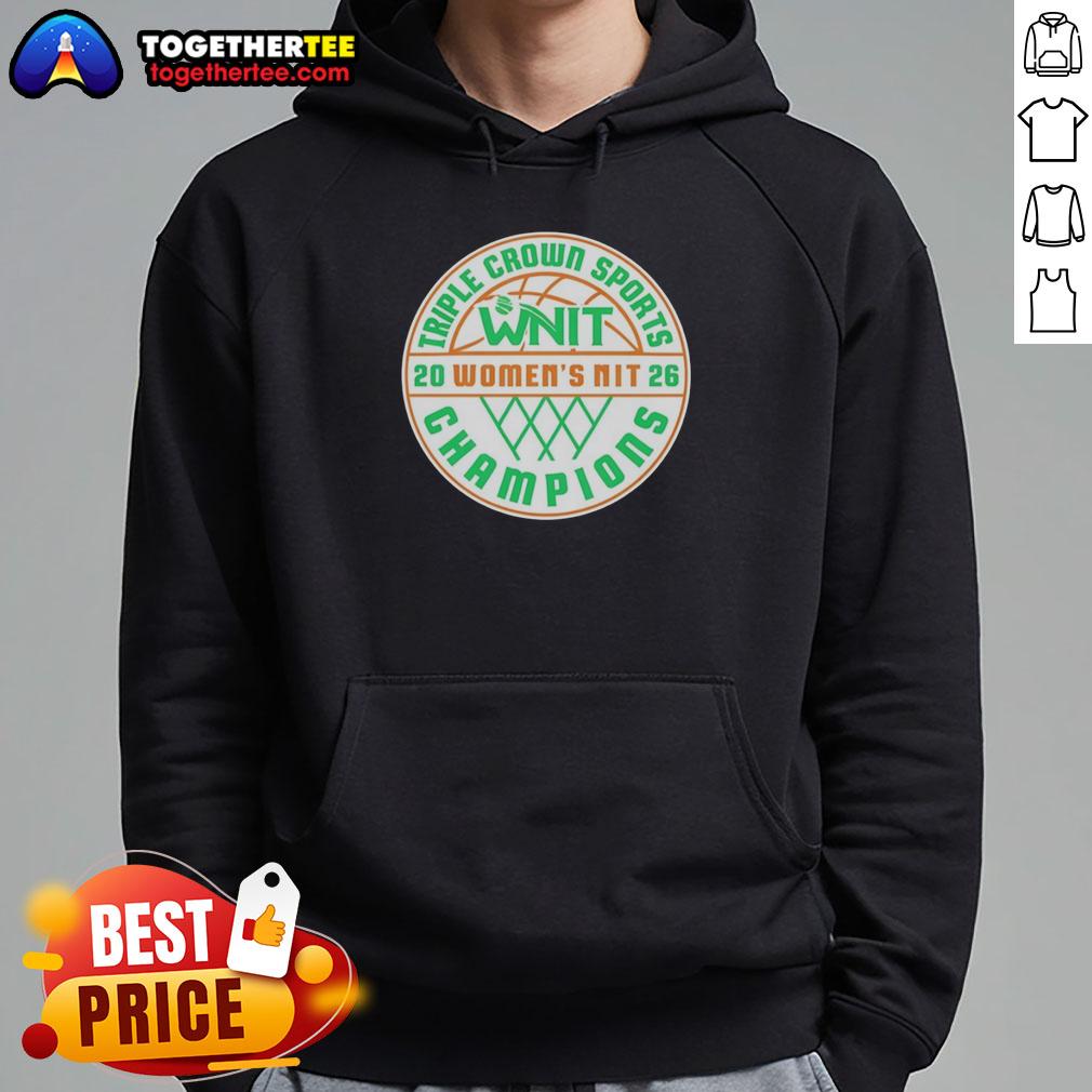 Awesome Marshall Thundering Herd 2026 Women's Nit Mbb National Champions Logo Hoodie Alt Text: 2026 Womens NIT MBB National Champions logo hoodie featuring the Awesome Marshall Thundering Herd design.