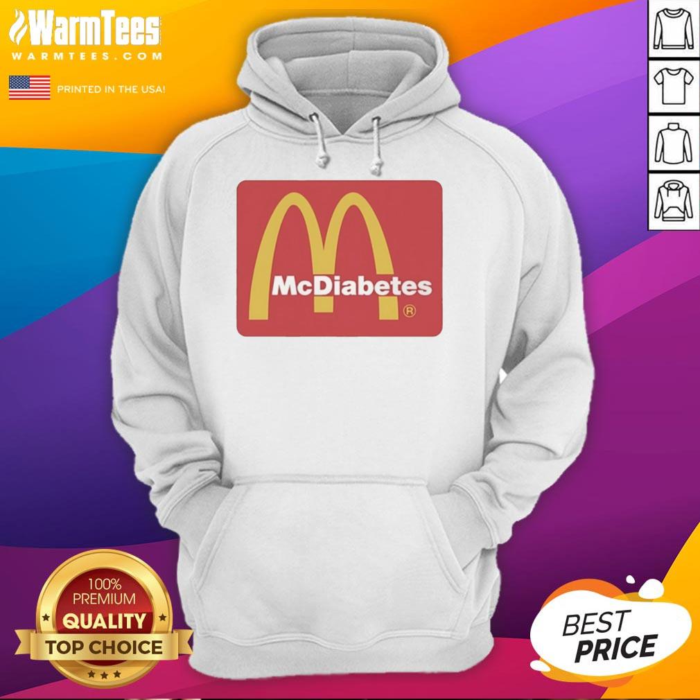 awesome-mcdiabetes-mcdonalds-golden-arches-logo-hoodie Awesome McDiabetes McDonald's Golden Arches logo hoodie featuring a bold design for fast-food lovers.