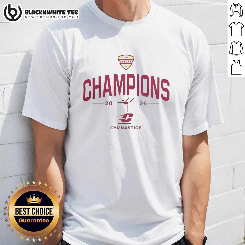 Awesome Michigan Chippewas Mac 2026 Gymnastics Champions T Shirt Awesome Michigan Chippewas Mac 2026 Gymnastics Champions T-Shirt featuring vibrant team colors and logo design.