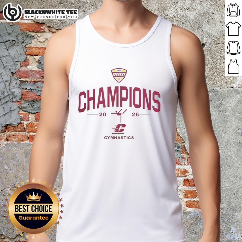 Awesome Michigan Chippewas Mac 2026 Gymnastics Champions Tank Top Awesome Michigan Chippewas MAC 2026 Gymnastics Champions tank top in vibrant colors, showcasing team pride and athletic spirit.