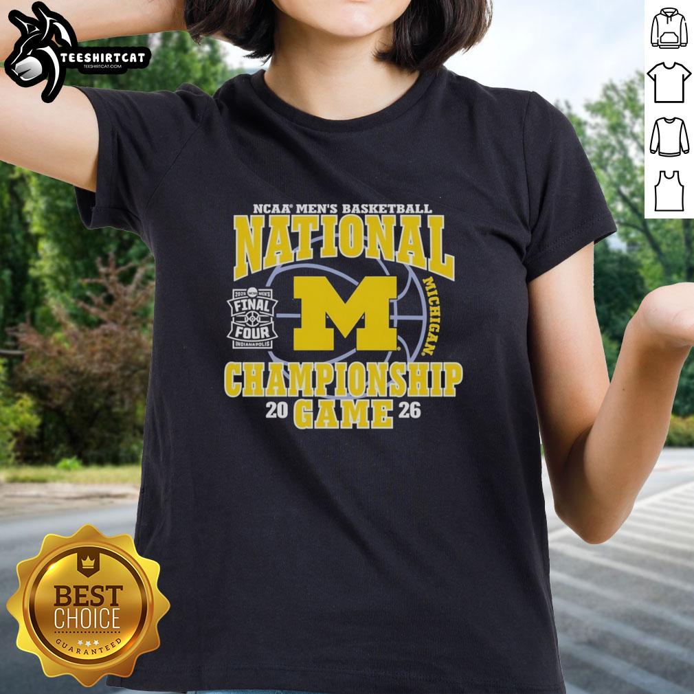 awesome-michigan-wolverines-ncaa-mens-basketball-2026-national-championship-game-ladies-tee Awesome Michigan Wolverines NCAA Men's Basketball 2026 National Championship Game ladies tee design showcasing team pride.