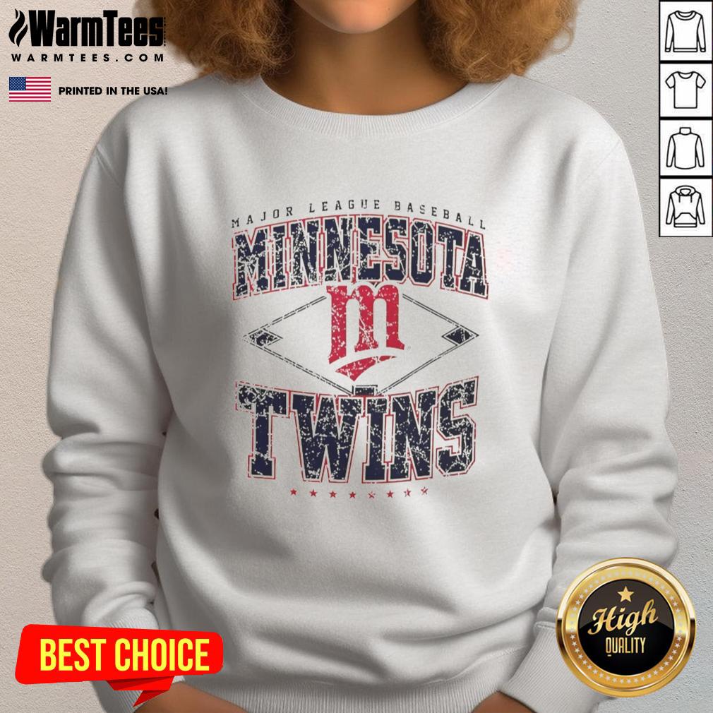 awesome-minnesota-twins-major-league-baseball-cooperstown-diamond-sweatshirt Awesome Minnesota Twins Major League Baseball Cooperstown Diamond Sweatshirt in navy blue, perfect for fans and casual wear.