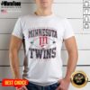 Alt Text: Awesome Minnesota Twins MLB Cooperstown Diamond T-Shirt featuring team logo and vintage design for fans.