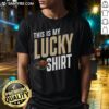 Alt Text: Awesome Minnesota Wild This Is My Lucky T-Shirt featuring team colors and logo, perfect for game day fans.