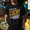 Awesome Nashville Predators This Is My Lucky T-Shirt featuring team colors and logo, perfect for fans and game day.