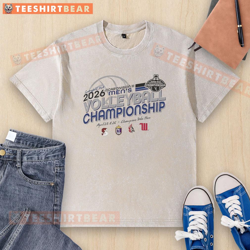 awesome-ncaa-division-iii-mens-volleyball-championship-washed-t-shirt Alt Text: Awesome NCAA Division III Men's Volleyball Championship washed t-shirt in vibrant colors, perfect for fans and athletes.