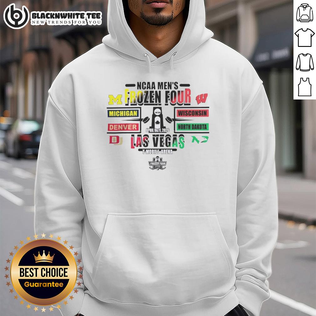 Awesome Ncaa Hockey 2026 Frozen Four Las Vegas Hoodie Awesome NCAA Hockey 2026 Frozen Four Las Vegas hoodie featuring bold graphics and a stylish design for fans.