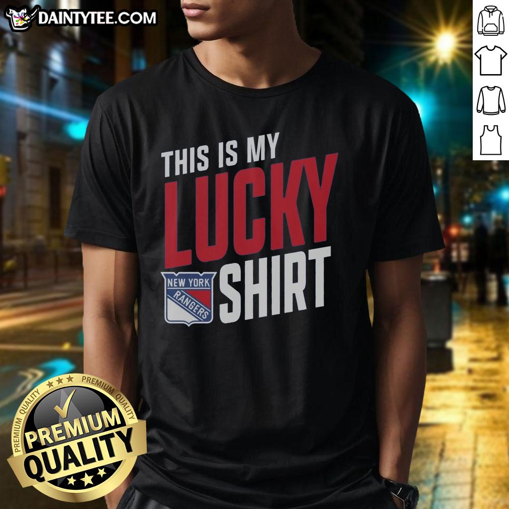 awesome-new-york-rangers-this-is-my-lucky-t-shirt Awesome New York Rangers 'This Is My Lucky' T-shirt featuring team colors and logo, perfect for fans and game day attire.