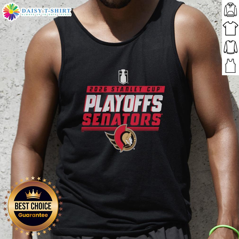 Awesome Ottawa Senators Stanley Cup Playoffs 2026 Tank Top Awesome Ottawa Senators Stanley Cup Playoffs 2026 tank top featuring team colors and logo, perfect for fans.