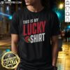 Awesome Ottawa Senators This Is My Lucky T-Shirt featuring bold team colors and logo, perfect for game day excitement.