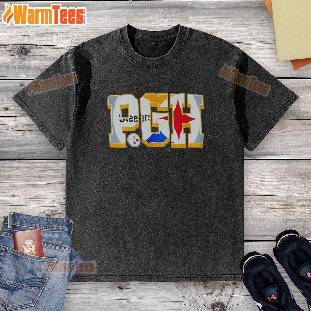 awesome-pgh-pittsburgh-steelers-football-nfl-graphic-washed-t-shirt Awesome Pittsburgh Steelers NFL graphic washed t-shirt featuring bold team logo and vibrant colors for fans.