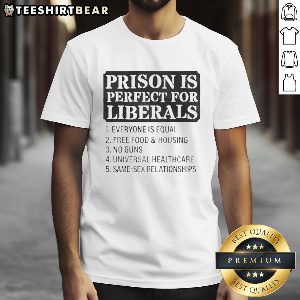 awesome-prison-is-perfect-for-liberals-everyone-is-equal-t-shirt-1 Alt Text: Awesome Prison Is Perfect For Liberals Everyone Is Equal T-Shirt featuring a bold, eye-catching design.