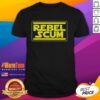Awesome Rebel Scum Inspired By Star Wars Logo T-Shirt featuring iconic graphics and bold colors for fans.
