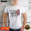 Awesome Red4Life Dat Dude T-Shirt featuring bold graphic design and vibrant colors, perfect for casual wear.