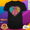Awesome SATX Basketball Heart T-Shirt featuring San Antonio Spurs NBA logo, perfect for fans and style enthusiasts.