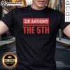 Alt Text: Awesome Sir Anthony The 5Th Stacked Block T-Shirt featuring bold block letters in stylish design and vibrant colors.