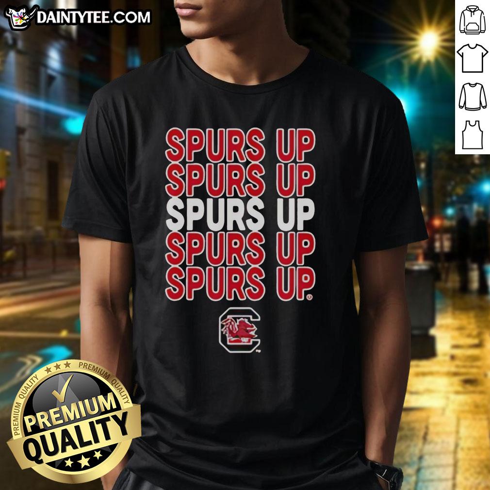 awesome-spurs-up-south-carolina-gamecocks-t-shirt-1 Alt Text: Awesome Spurs Up South Carolina Gamecocks T-Shirt featuring bold graphics and team colors for fans and supporters.