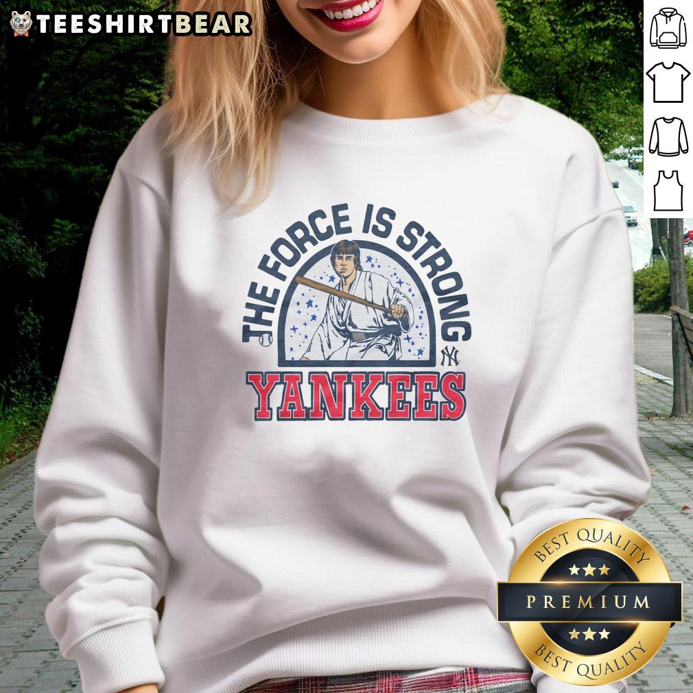 awesome-star-wars-x-new-york-yankees-light-side-sweatshirt Awesome Star Wars x New York Yankees Light Side Sweatshirt featuring iconic graphics and a cozy design for fans.