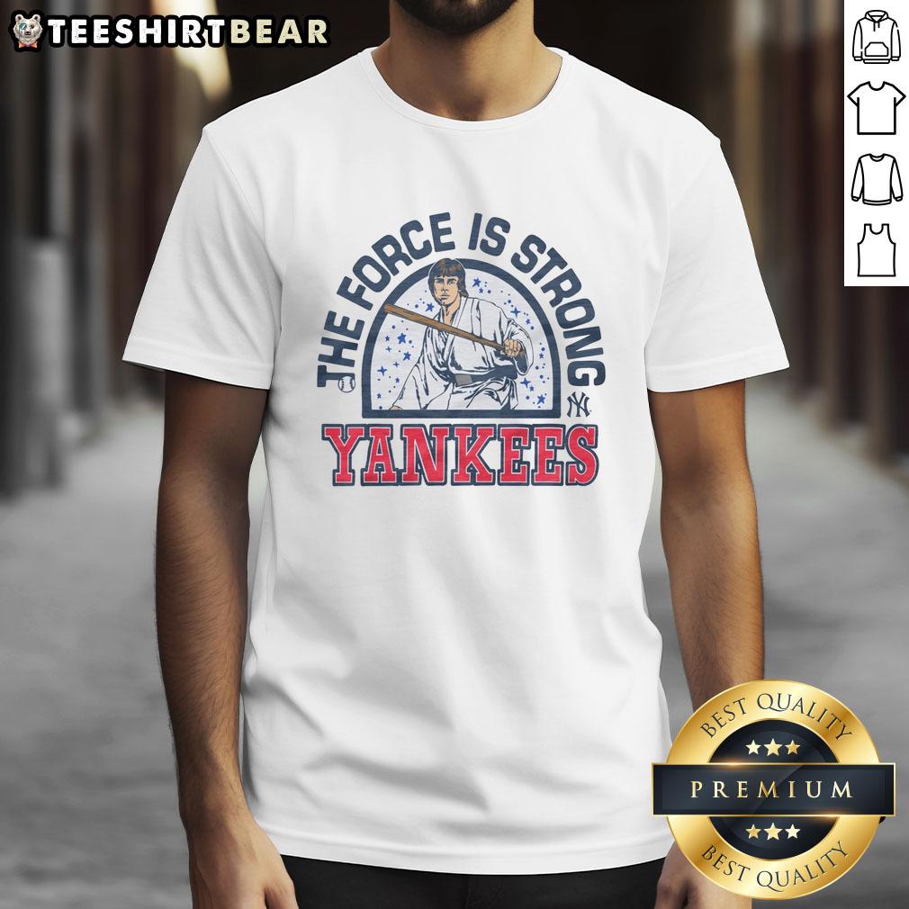 awesome-star-wars-x-new-york-yankees-light-side-t-shirt-1 Awesome Star Wars X New York Yankees Light Side T-Shirt featuring iconic characters and team logo in vibrant colors.
