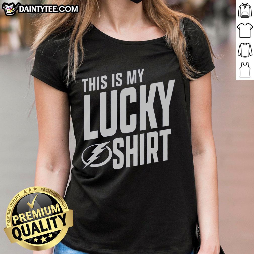awesome-tampa-bay-lightning-this-is-my-lucky-ladies-tee Alt Text: Awesome Tampa Bay Lightning ladies tee, perfect for showing team spirit and style on game day.