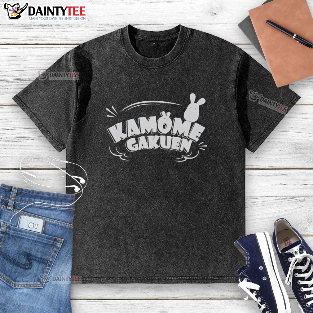 awesome-toilet-bound-hanako-kun-kamome-gakuen-logo-washed-t-shirt Alt Text: Awesome Toilet Bound Hanako Kun Kamome Gakuen logo on a washed t-shirt, perfect for anime fans and casual wear.