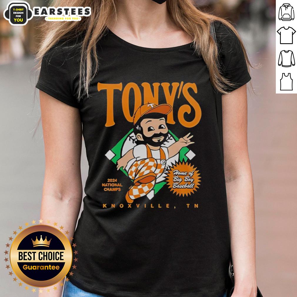 awesome-tonys-tennessee-volunteers-2026-national-champions-home-of-big-boy-baseball-ladies-tee Awesome Tony's Tennessee Volunteers 2026 National Champions Ladies Tee featuring Big Boy Baseball design.