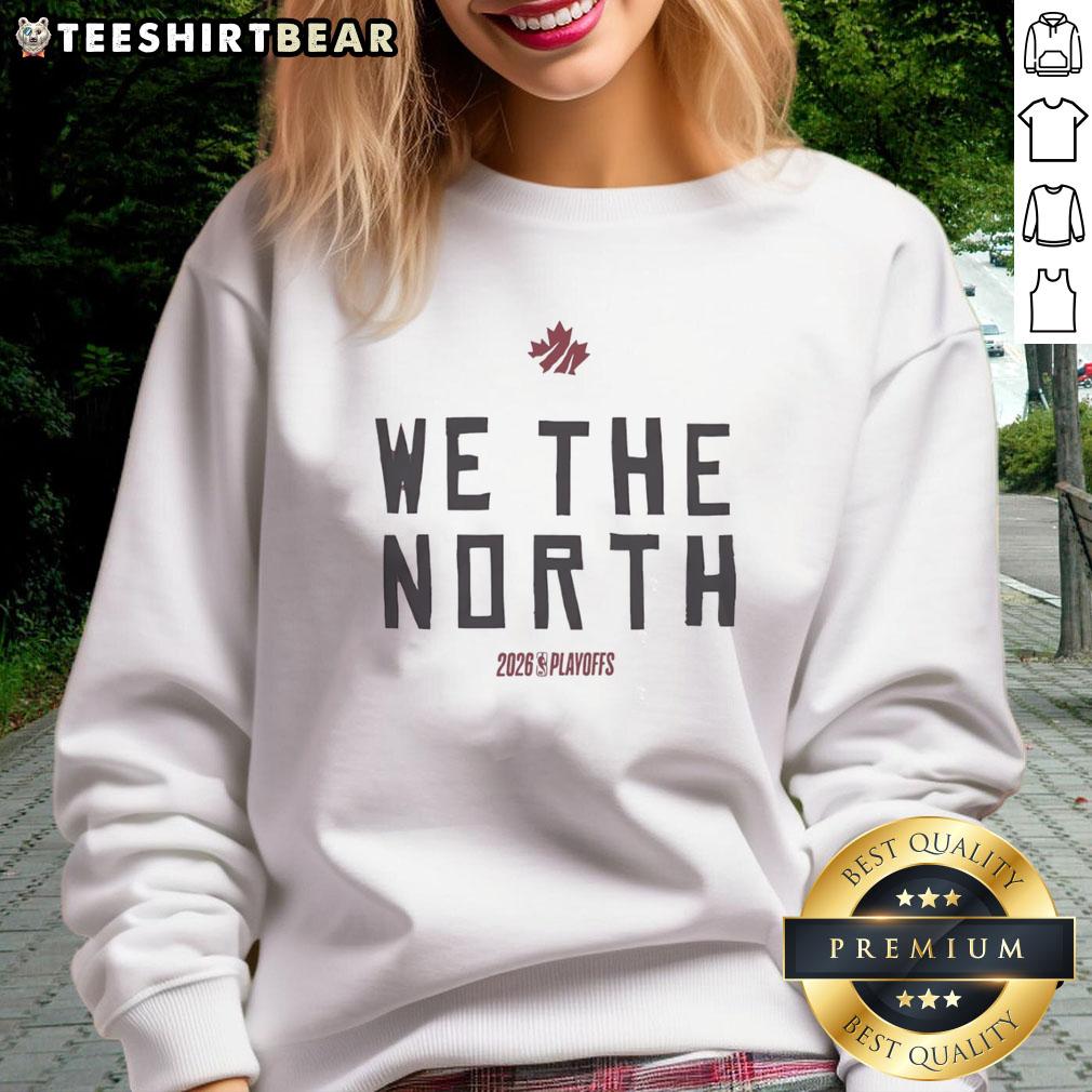 awesome-toronto-raptors-we-the-north-2026-playoffs-logo-sweatshirt Awesome Toronto Raptors 'We The North' 2026 Playoffs logo sweatshirt showcasing team spirit and style.