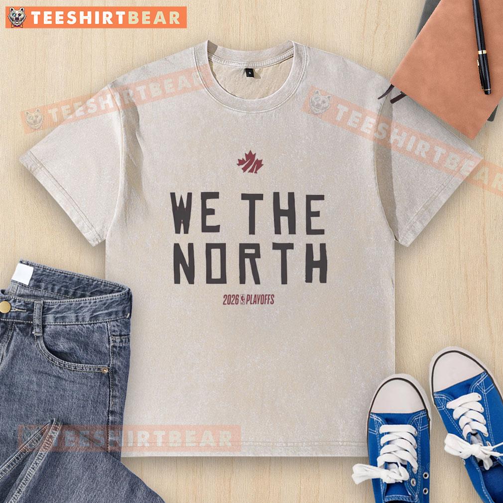 awesome-toronto-raptors-we-the-north-2026-playoffs-logo-washed-t-shirt Alt Text: Awesome Toronto Raptors We The North 2026 Playoffs logo on a washed t-shirt, perfect for fans and collectors.