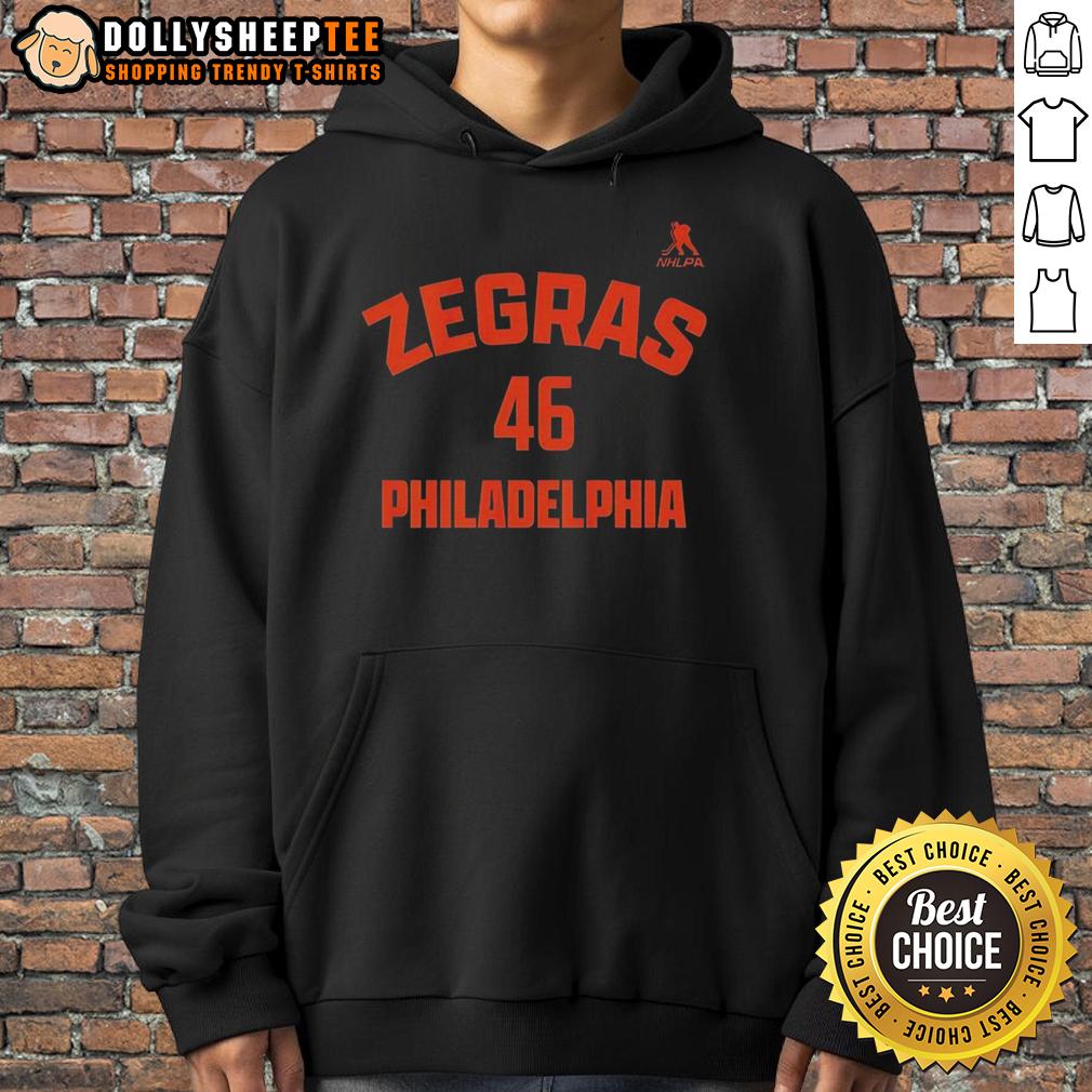 Awesome Trevor Zegras 46 Philadelphia Flyers Hoodie