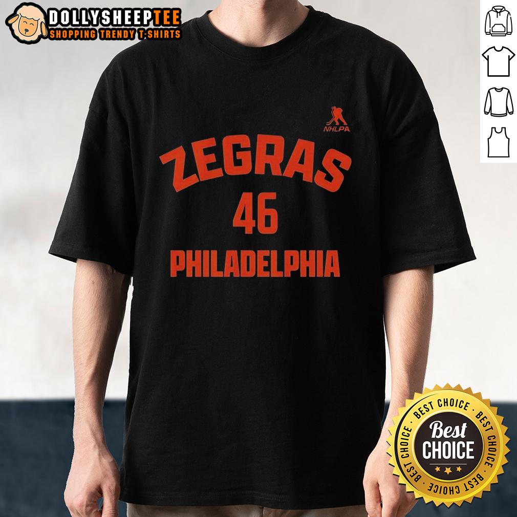 Awesome Trevor Zegras 46 Philadelphia Flyers T Shirt