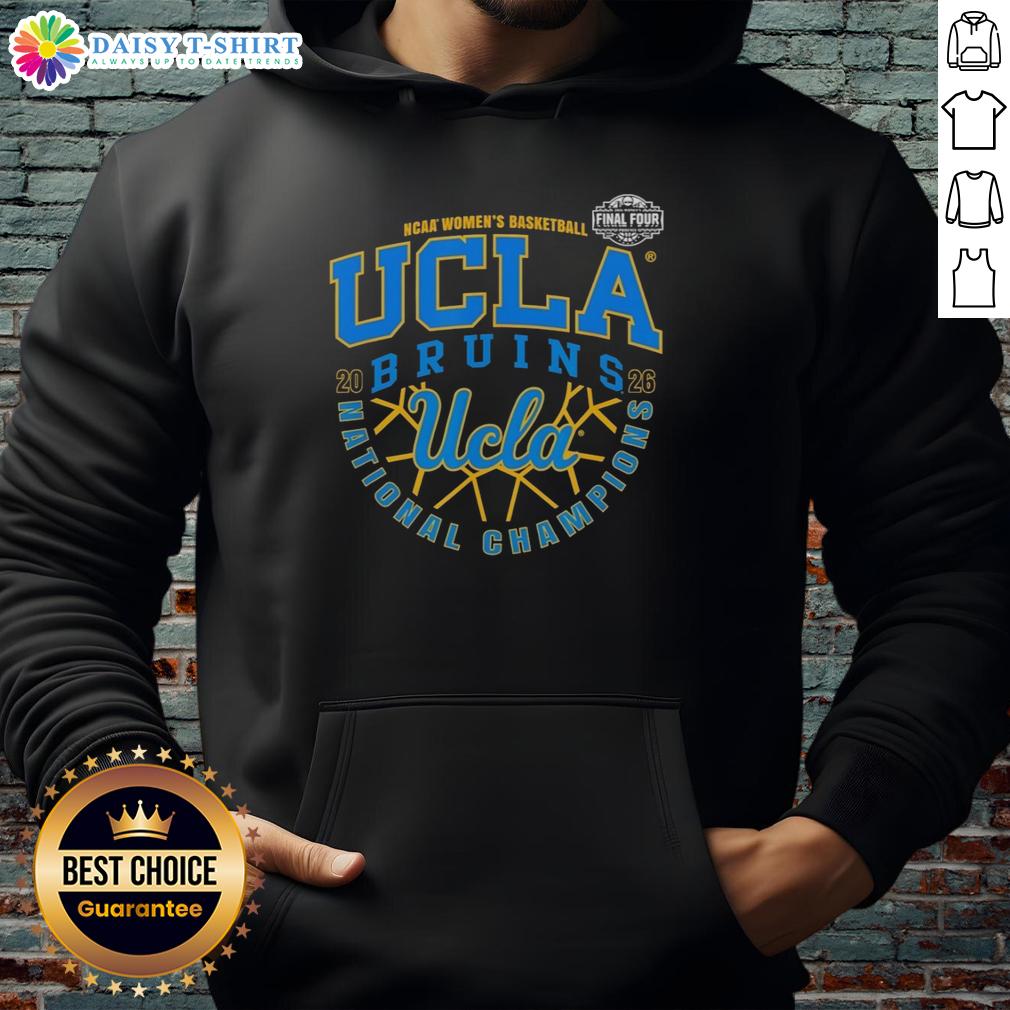 Awesome Ucla Bruins NCAA Women's Basketball 2026 National Champions Final Four Hoodie Alt Text: Awesome UCLA Bruins NCAA Women's Basketball 2026 National Champions Final Four Hoodie, showcasing team pride and style.