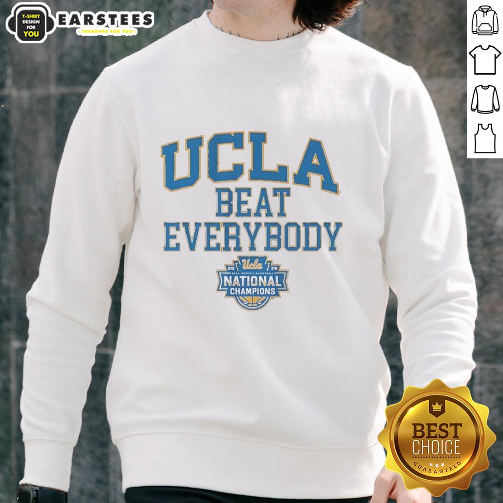 awesome-ucla-bruins-wbb-beat-everybody-sweatshirt Awesome UCLA Bruins WBB sweatshirt featuring team colors, logo, and a stylish design for fans supporting women's basketball.