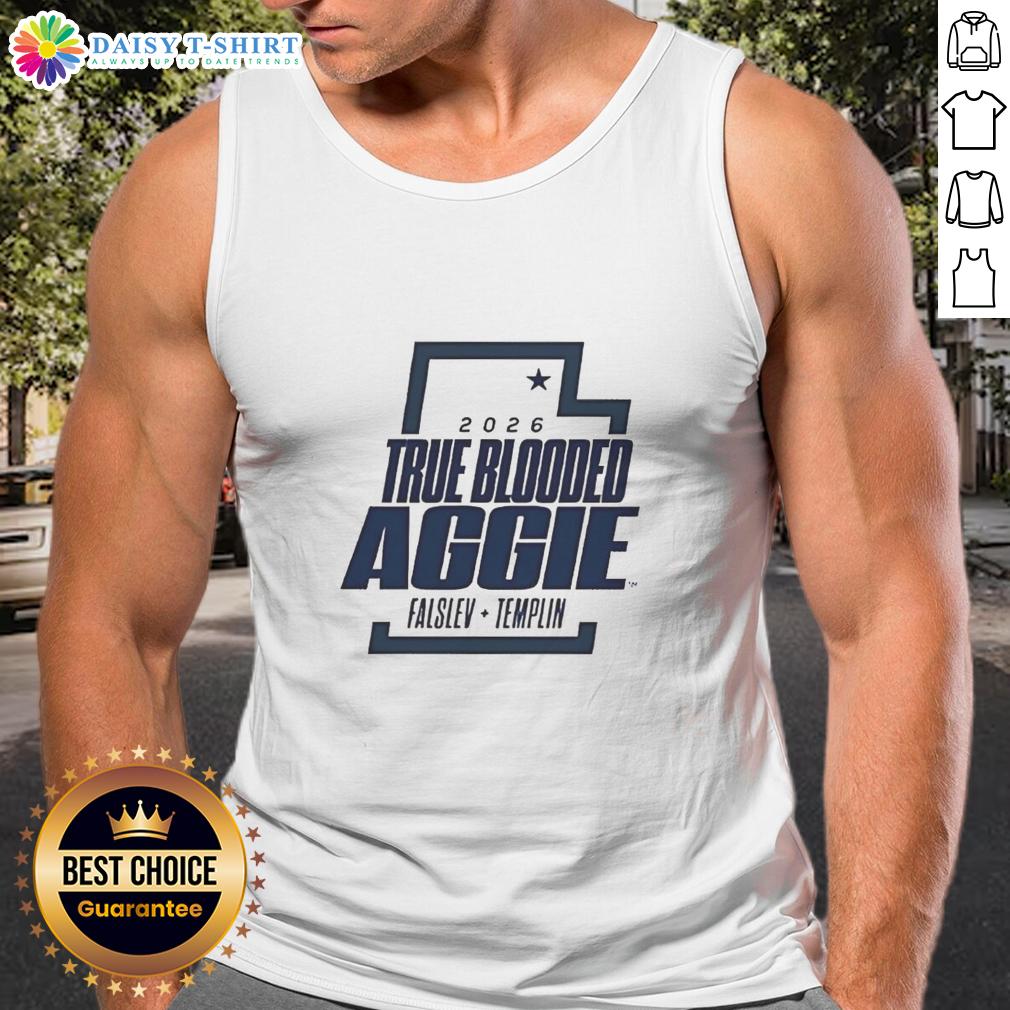 Awesome Usu Men'S Basketball True Blooded Aggie Tank Top Alt Text: Awesome Usu Men's Basketball True Blooded Aggie Tank Top featuring a bold design, perfect for fans and athletes.