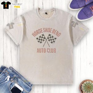 Top Horse Shoe Bend Auto Club 1957 T-Shirt - Image 6