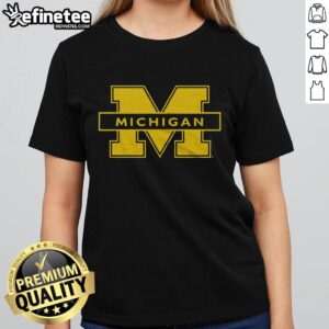 Nice University of Michigan ladies tee featuring a stylish design, perfect for fans and casual wear.
