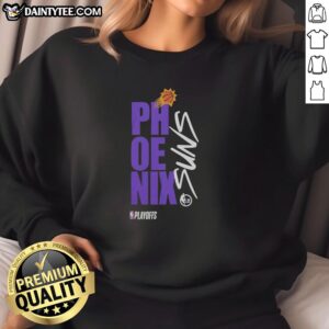 2026 NBA Playoff sweatshirt featuring the Good Phoenix Suns logo, perfect for fans celebrating the playoffs.