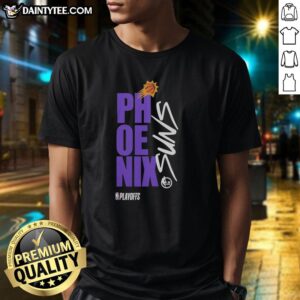 Good Phoenix Suns Playoff NBA 2026 T-Shirt featuring vibrant team colors and logo, perfect for fans celebrating playoffs.