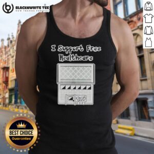 Good I Support Free Healthcare Pokemon Anime Tank Top featuring vibrant graphics of beloved Pokemon characters.