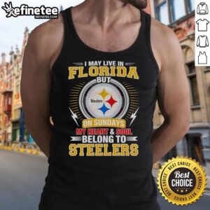 Pretty Pittsburgh Steelers tank top, perfect for fans living in Florida, showcasing love for the Steelers on game days.