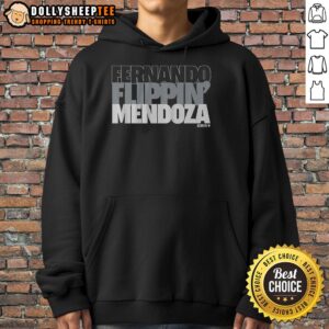 Good Fernando Flippin Mendoza hoodie featuring a stylish design, perfect for casual wear and fan collections.