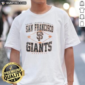 Hot San Francisco Giants MLB Cooperstown Diamond T-Shirt featuring classic logo and stylish design for fans.