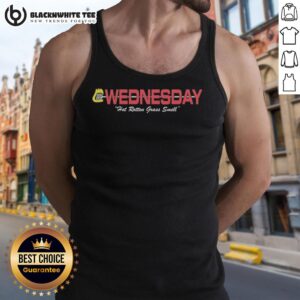 Trendy Top Wednesday Hot Rotten Grass Smell Tank Top featuring vibrant design, perfect for casual summer wear.